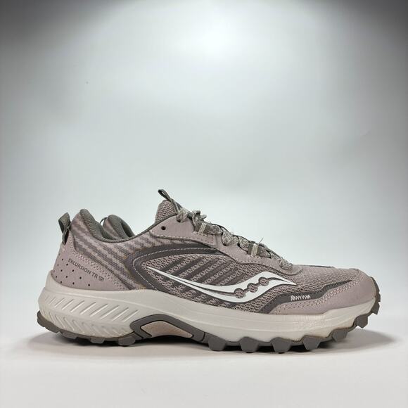 Saucony Excursion TR15 Gray Trail Running Shoes Sneakers S10668-17 Womens Sz 8.5 - Picture 1 of 11